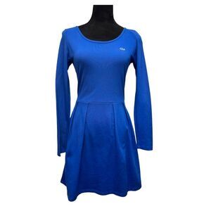 Lacoste Blue Long Sleeve Dress